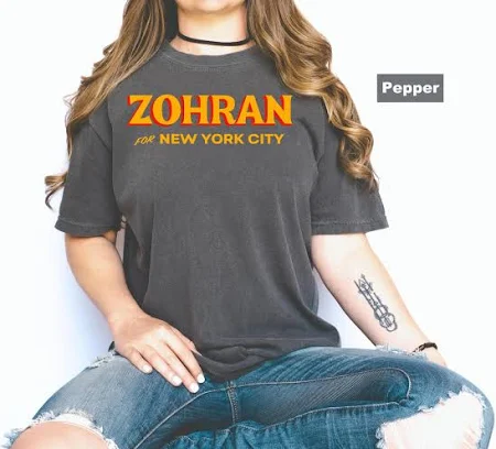 Comfort Colors Zohran Mamdani Shirt: Progressive New York Tee
