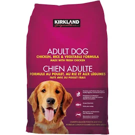 Kirkland Signature Adult Formula Chicken, Rice and Vegetable Dog Food, 40 lb