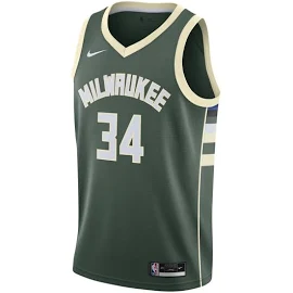 Nike NBA Milwaukee Bucks Giannis Antetokounmpo Icon Edition Swingman Jersey