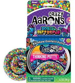 *Crazy Aaron's Thinking Putty - Social Butterfly (4" Tin)