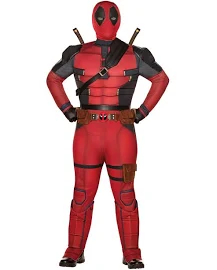 Adult Deadpool Plus Size Costume - Deadpool & Wolverine by Spirit Halloween