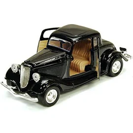 1934 Ford Coupe, Black - 73217 - 1/24 Scale Diecast Model Car, Size: 9.75