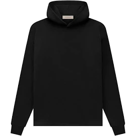Fear of God Essentials Relaxed Hoodie 'Stretch Limo' | Black | Men's Size M