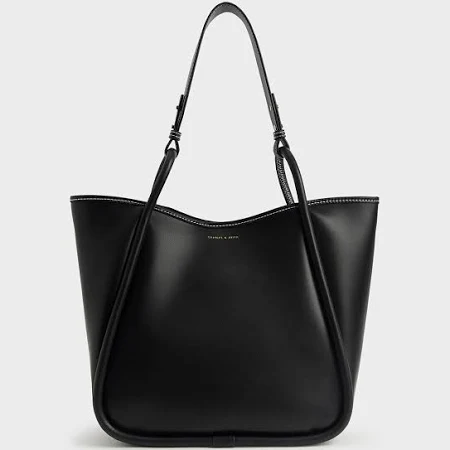 Charles & Keith Lyla Tubular Slouchy Tote Bag