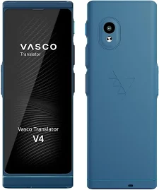 Vasco V4 Voice Translator 108 Languages Communication Cobal Blue