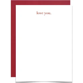 Greeting Card - love you.