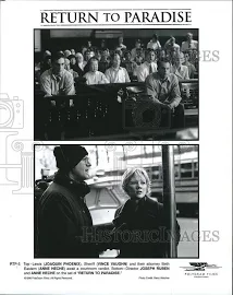 1998 Press Photo Joaquin Phoenix Vince Vaughn Anne Heche Return To
