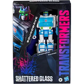 Transformers Generations Shattered Glass Soundwave (Laserbeak & Ravage Micromaster) Exclusive