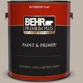 1 gal. Home Decorators Collection #HDC-CT-21 Grey Mist Flat Exterior Paint & Primer