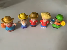 Fisher Price Little People Figured Farm People Lot Of 5