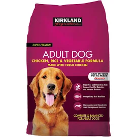 Kirkland Signature Adult Formula Chicken Rice and Vegetable Dog Food 40 lb.