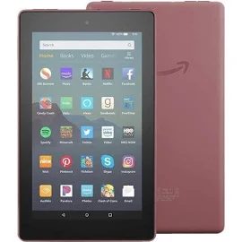 Amazon Fire 7 Tablet, 7" Display 16 GB - Plum