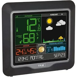 TFA Dostmann 35.1150.01 Season Weather Station Black