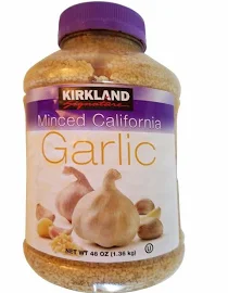 Kirkland Signature Minced California Garlic 48 oz