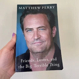 Friends, Lovers, And The Big Terrible Thing ~ A Memoir Matthew Perry Paperback | Color: Blue | Size: Os | Savingclothes's Closet