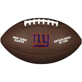 NFL Team Logo Composite Football, Official - New York Giants