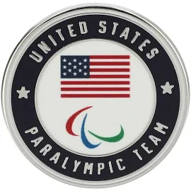 Honav Team USA Paralympics Coin Lapel Pin, Blue