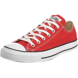 Converse Unisex Chuck Taylor All Star Canvas Ox Core Sneakers, Red, M 10/W 12