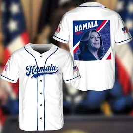 Kamala 47 USA Baseball Jersey, Kamala Harris 24 for The People, Madam President Kamala Harris Shirt, Maga Kamala Indictment Jersey