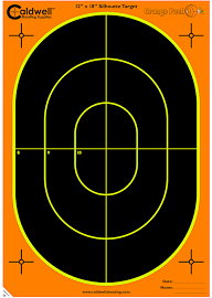 Caldwell - Orange Peel Oval Target 18 in 5 Sheets