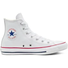 Converse Chuck Taylor All Star High Top Casual Shoes in White/Optical White Size 4.0 | Canvas