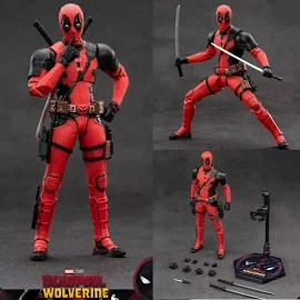 ZD Original Deadpool & Wolverine Action figures Deadpool Boxed Wolverine PVC Figure Collectible