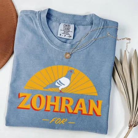 Comfort Colors Zohran Mamdani 2025 Shirt: NYC's First Muslim Mayor, DSA T-Shirt,Zohran for NYC, Zohran Mamdani, Vote Zohran, Zohran for May