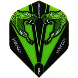 Red Dragon Hardcore Peter Wright Dart Flights - Standard Green Snake