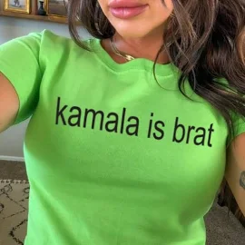 FantasiqueStore Kamala Is Brat Shirt, Kamala T Shirt, Kamala 2024 Shirt, Kamala for President Shirt, Kamala Harris T-Shirt, I'm with Her Shirt, Kamala Brat