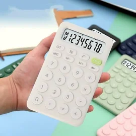 Sentuca Standard Calculator 8 Digit,Under $10,Calculators for School,Clearance,Perfect for Office, Teachers, and Students, Size: 15, White