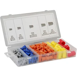 Grip Tools 158 Piece Wire Connector Assortment - 37135