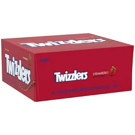 Twizzlers Strawberry Twists, 2.5 Ounces 18 Count