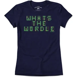 Chowdaheadz What's The Wordle Ladies T-Shirt / X-Large / Navy