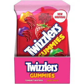 Twizzlers Gummies Sweet Tongue Twisters Candy 182g/6.41oz (Shipped from Canada)