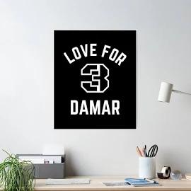 Love for Damar Hamlin Poster | Redbubble Damar Hamlin Posters