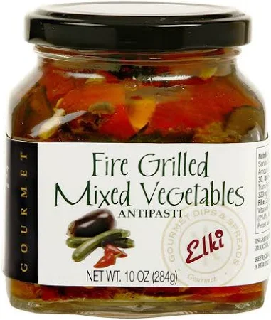 Elki Gourmet Fire Grilled Flavorful Mixed Veggies Antipasti 2 Jars