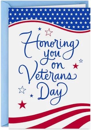 Honoring You Veterans Day Card