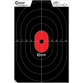 Caldwell Center Mass Silhouette Target, 8pk, 1175522