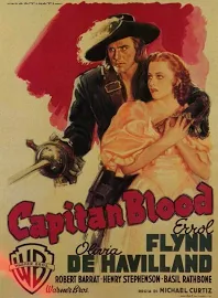 395263 Captain Blood Movie Olivia De Havilland Basil Wall Print Poster