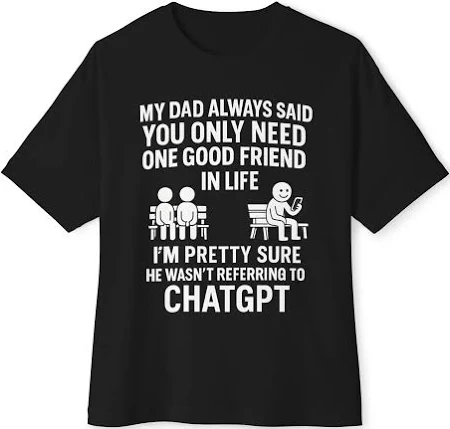 Funny Chat GPT Oversized T-Shirt