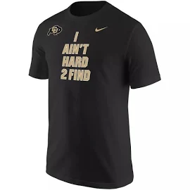 Men's Nike Black Colorado Buffaloes I Ain't Hard to Find T-Shirt