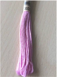 DMC stranded 3609 light plum pink six strand