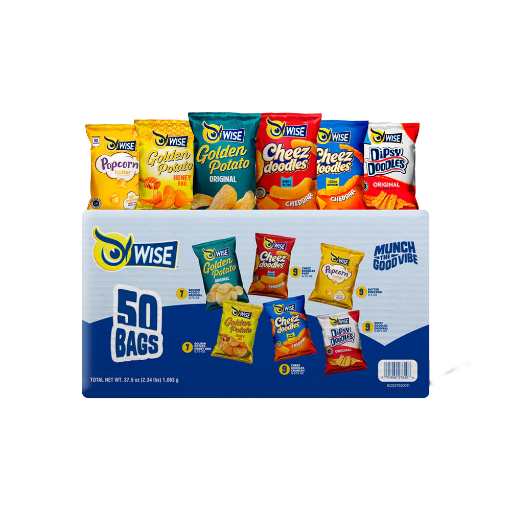 Wise Variety Pack Chips 50 ct.