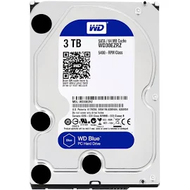 WD Bulk WD30EZRZ 3tb SATA 64MB 3.5" Hard Drive- Blue