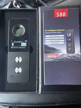 Ai Intelligent Detector Anti Spy Hidden Camera Detector | Black