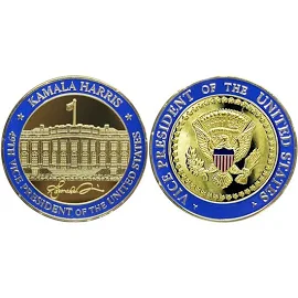 BL15-006 Vice President Kamala Harris White House Challenge Coin