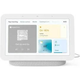 Google Nest Hub Smart Display With Google Assistant (2nd gen) - Chalk