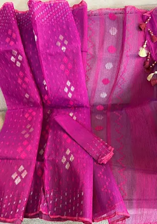Jamdani Half Silk Saree