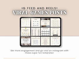 Instagram Templates | Instagram Templates for Business | Aesthetic Instagram | Viral Instagram Content | Instagram Engagement