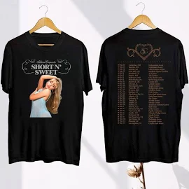 Queenoftee 2024 Sabrina Carpenter Tour Shirt, Sabrina Carpenter Short N Sweet 2024 Concert Tee, Sabrina Espresso Graphic Shirt, Sabrina Carpenter Merch